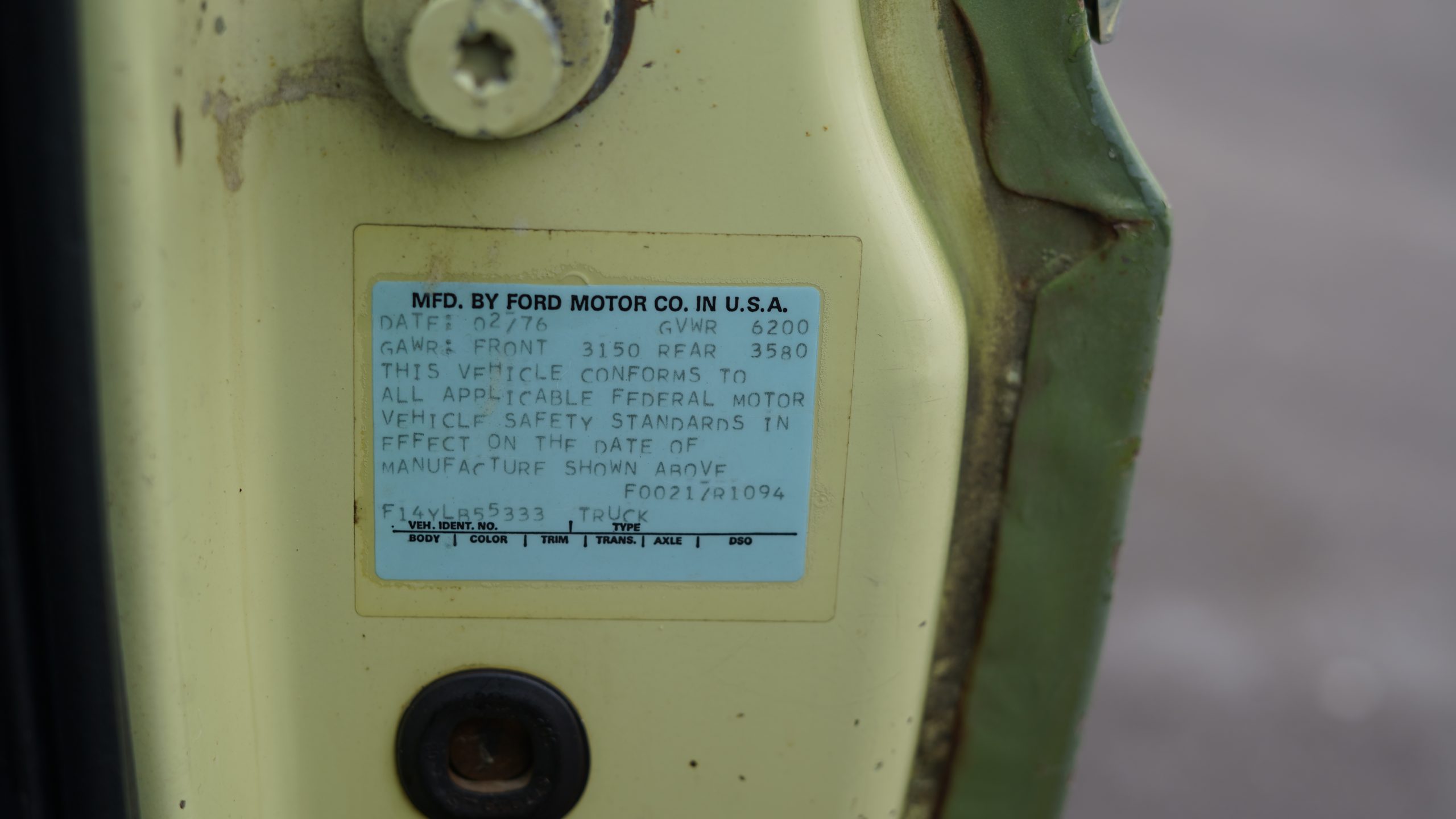 1976 Ford F-150 Custom 4×4