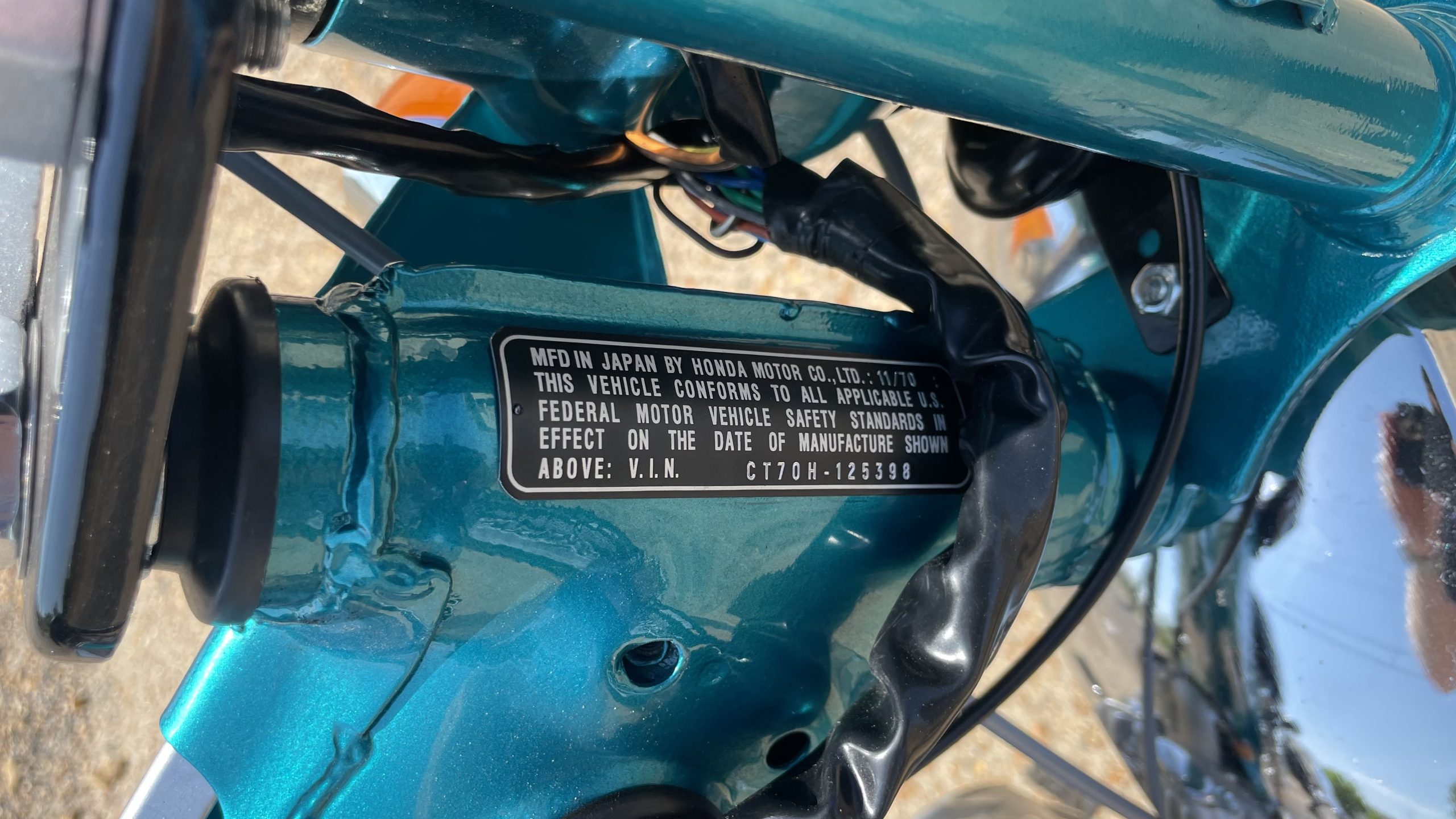 1970 Honda CT70H Motorcycle