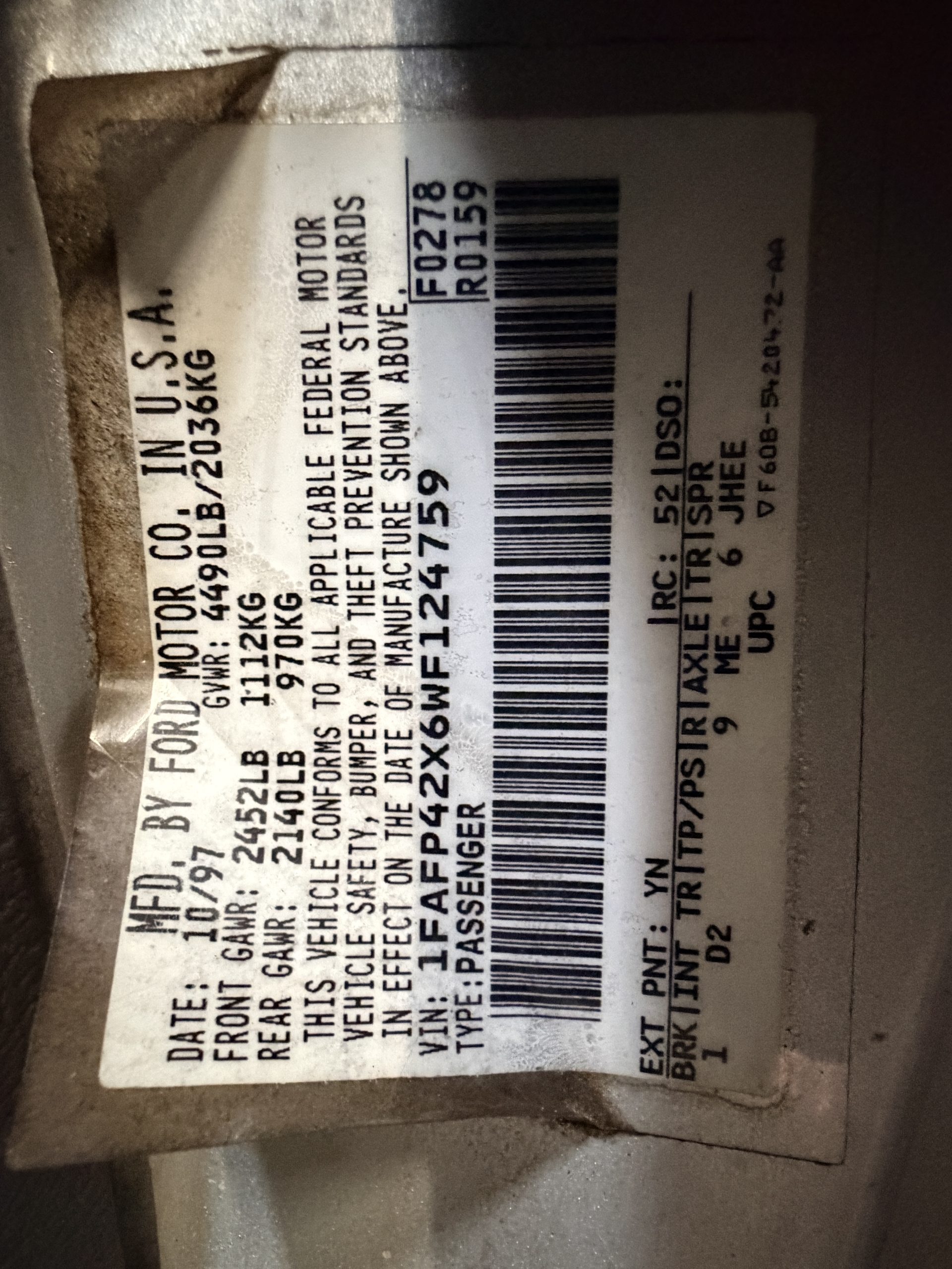 1998 Ford Mustang GT