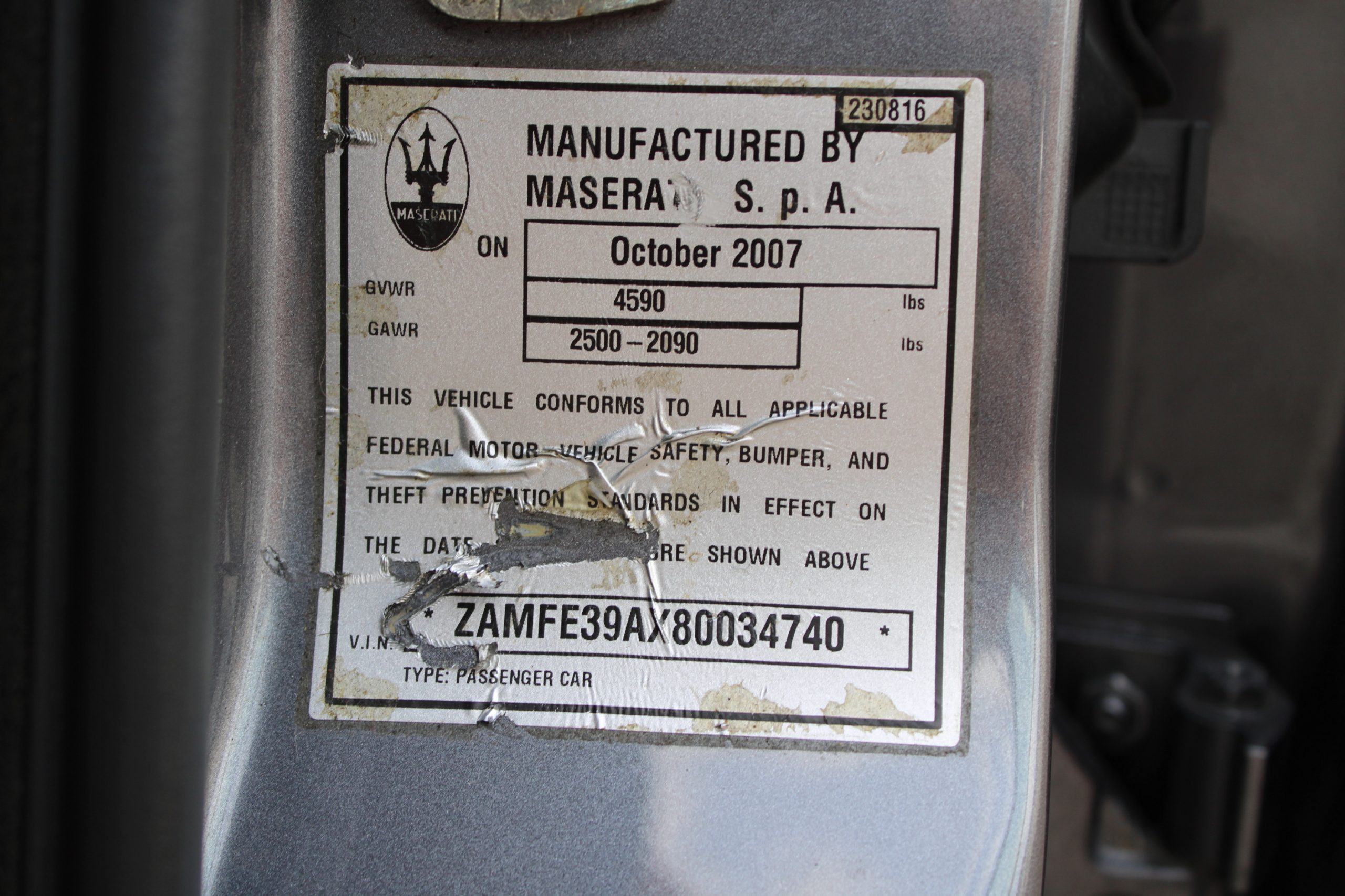 2008 Maserati Quattroporte