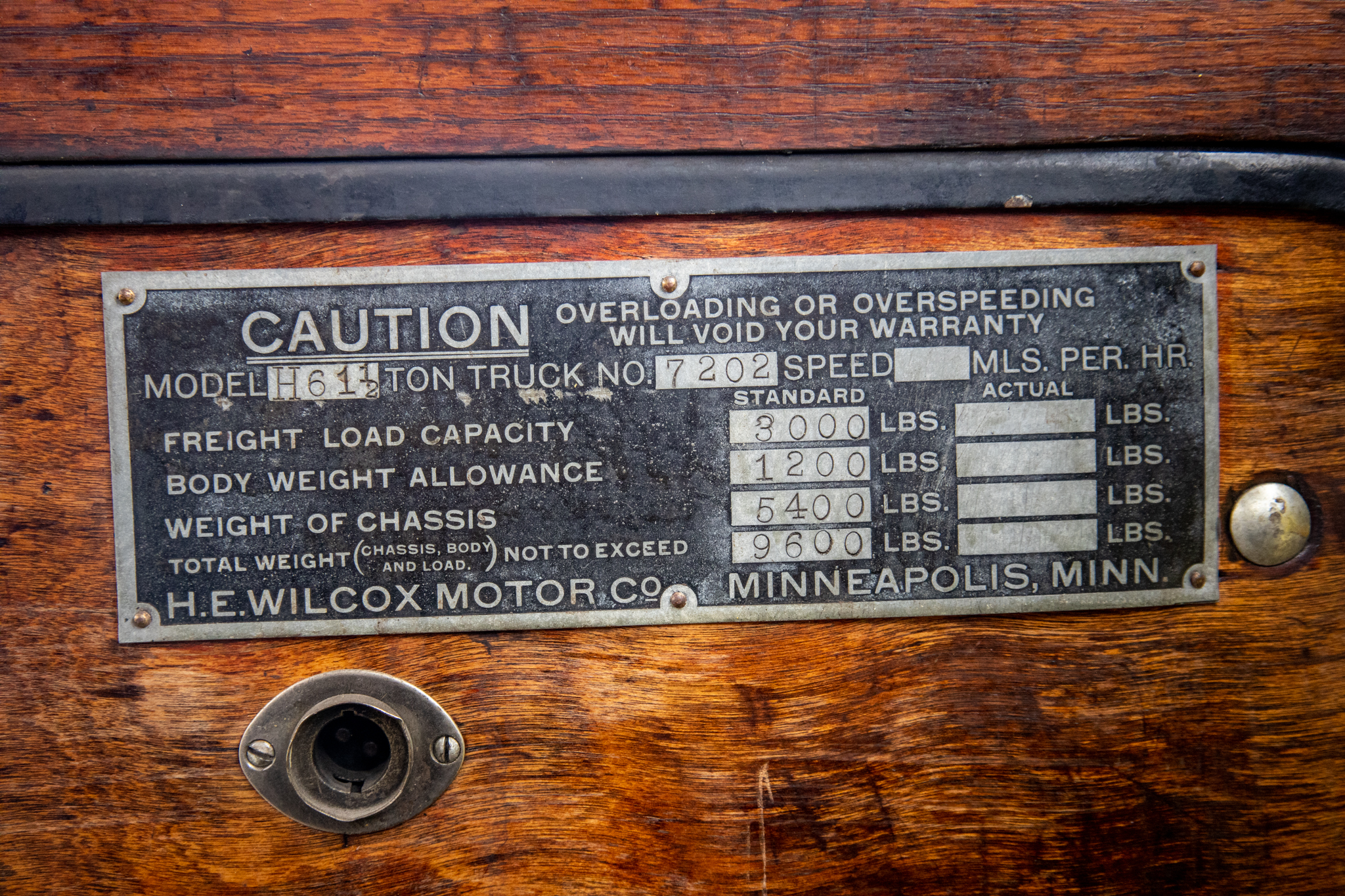 1925 Wilcox Trux 1 1/2 Ton