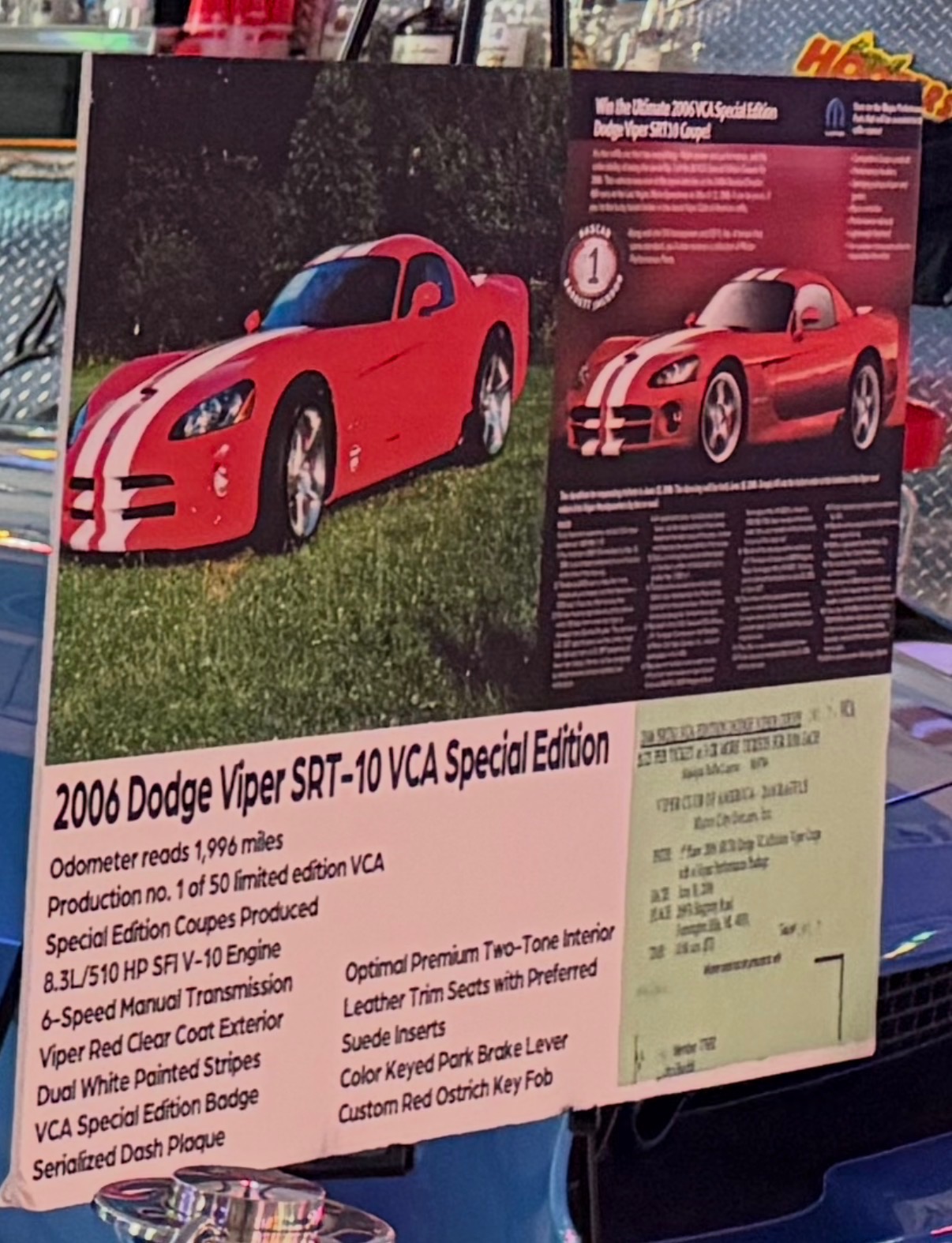 2006 Dodge Viper SRT-10 VCA Special Edition